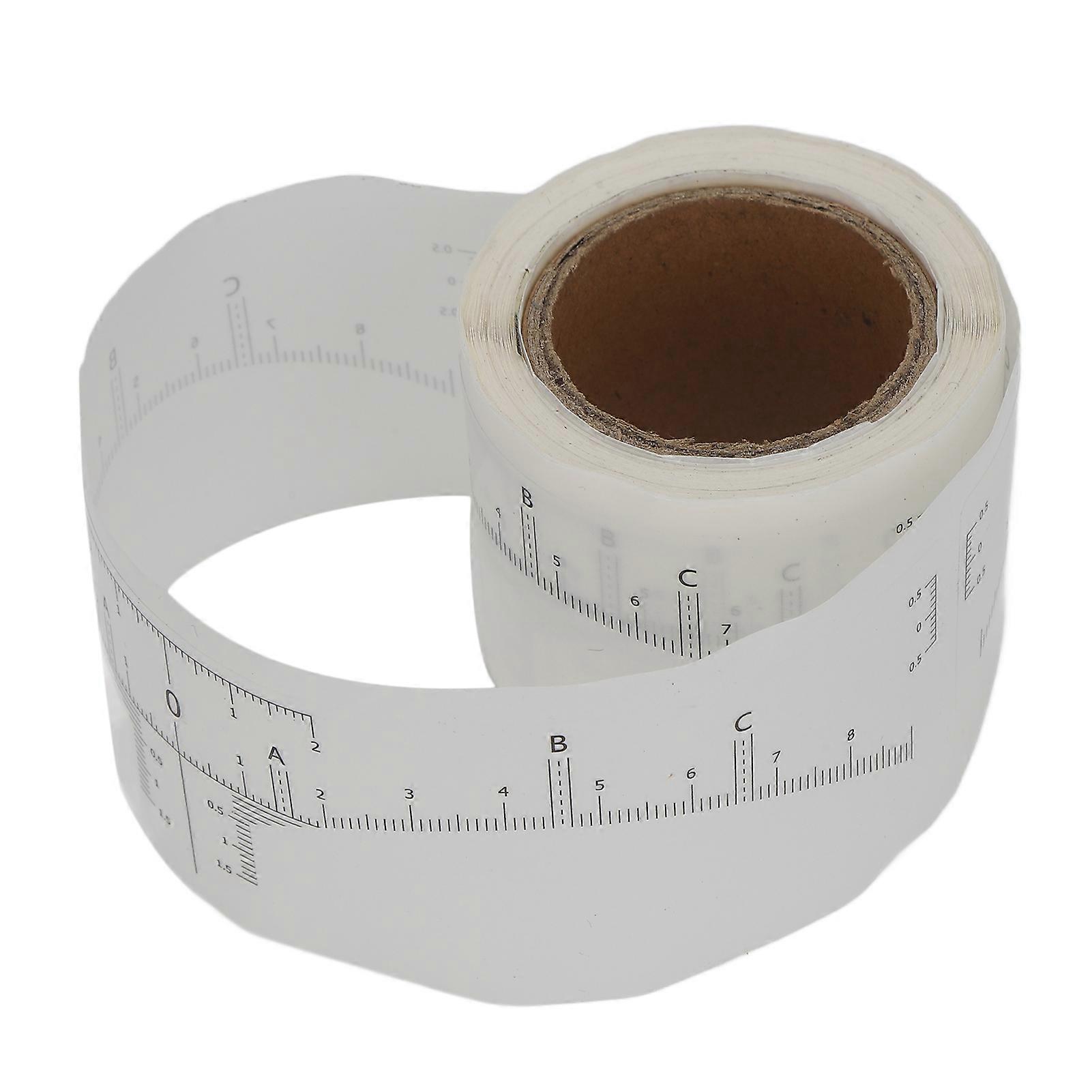 Disposable Eyebrow Ruler Stickable Practical Portable Efficient Eyebrow Stencil for Home Beauty Center