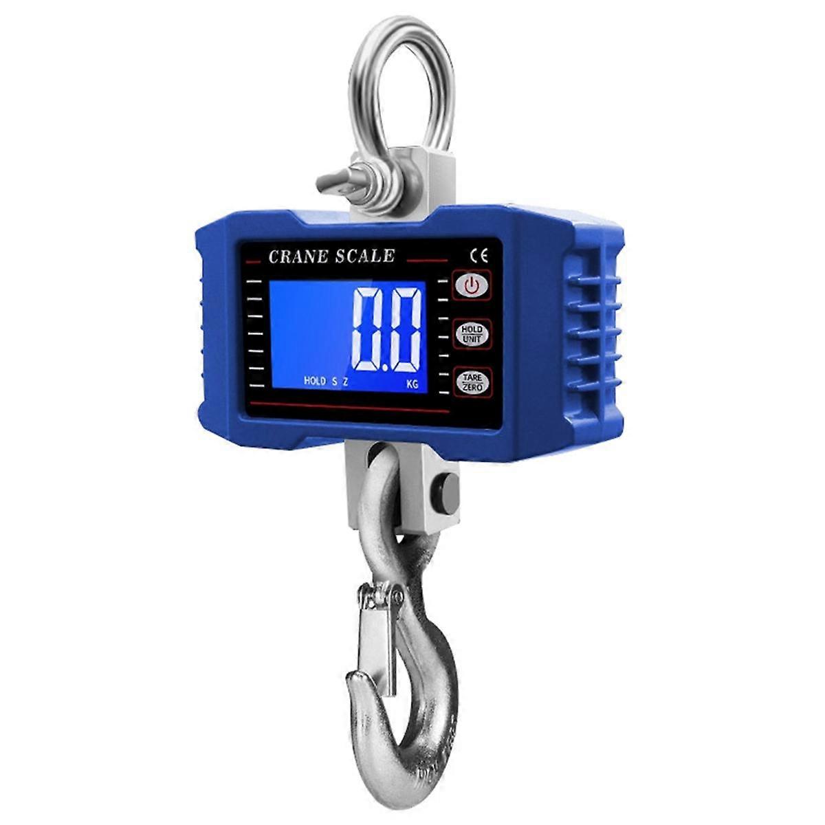 Digital Crane Scale 1000Kg Digital Hanging Scale Industrial Heavy Duty Crane Scale for Farm,Factory