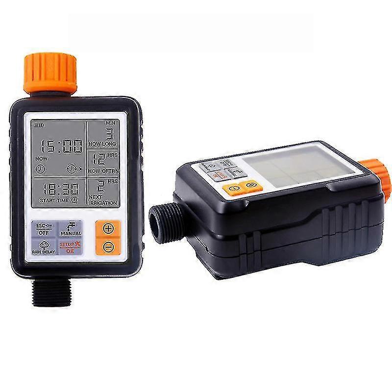 Water Timer Digital Programmable Garden Lawn Tap Computer Hose Faucet Sprinkler Timer Irrigation System Controller/child Lock Mode/auto&manual Mode/ra