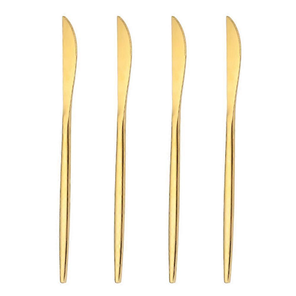 4 stk rustfritt stål Creative Western servise