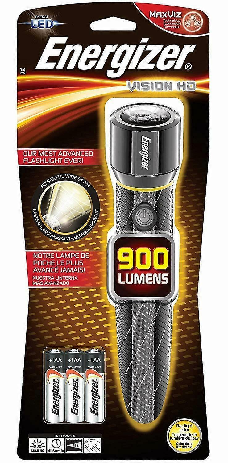 Energizer Vision  Advanced HD Torch + 6 AA Batteries