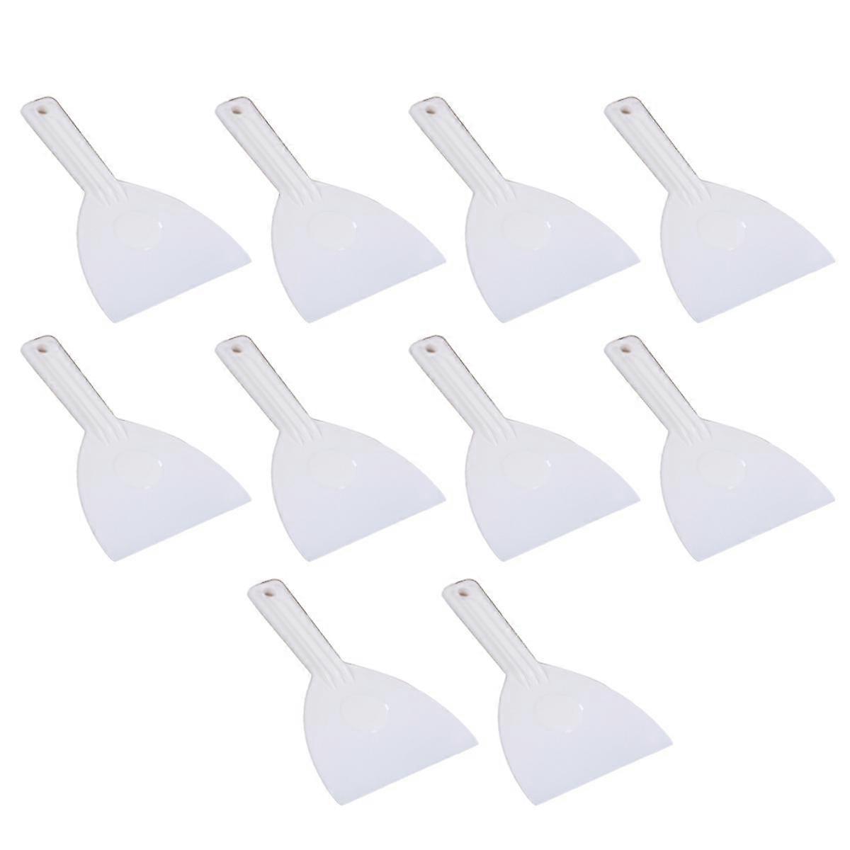 Cake Knife Plastic Scraper Butter Dough Cutter DIY Baking Kitchen Tool Soft Scraper Chocolate Shovel Triangle