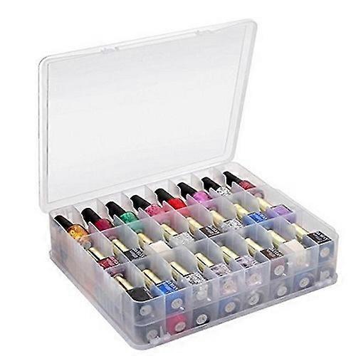 Transparent Double-layer Nail Polish Box