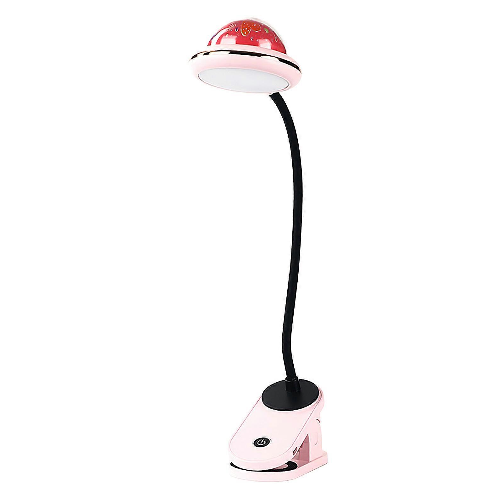 Mini Projector Lamp Night Light USB RechargeableLED Folding Book Light for Reading