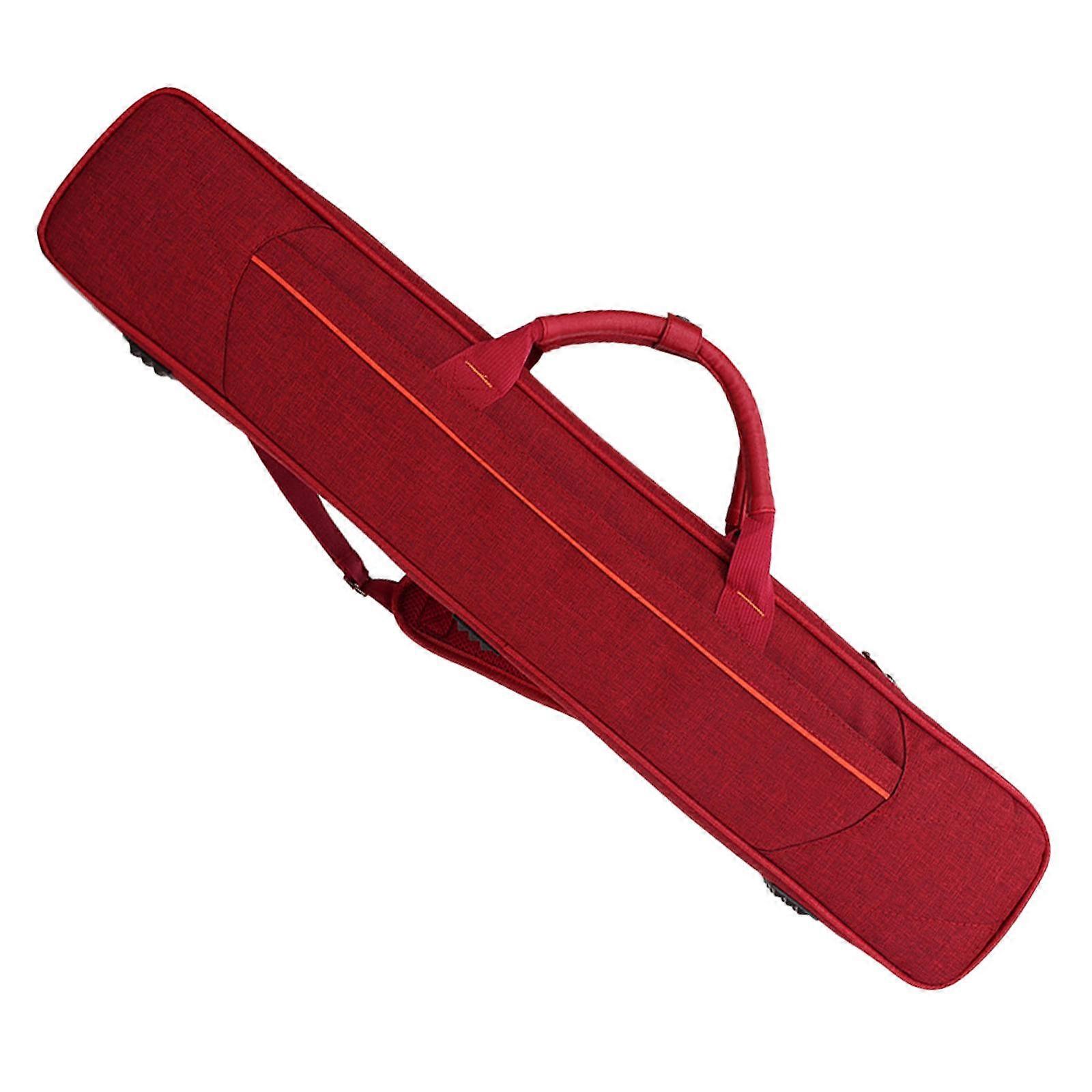 Flüt Saklama Çantası Taşıyıcı Aşınmaya Dayanıklı Koruyucu Kılıfı Flüt Taşıma Çantası kırmızı