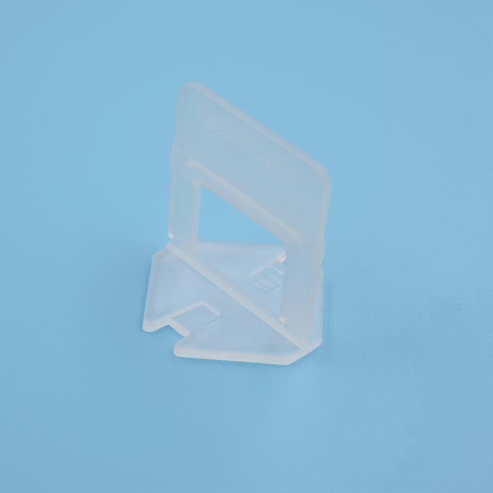 Tile Leveling System Spacers Tile Leveling System Clips - 100 st Storlek1mm (1mm, Vit)