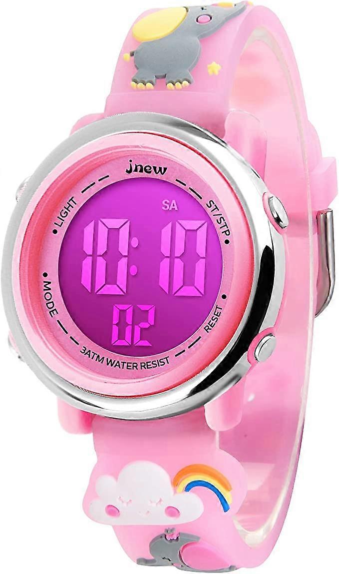 Kids Watches Digital Girl Watches ages 5-12 Sport Waterproof 3D