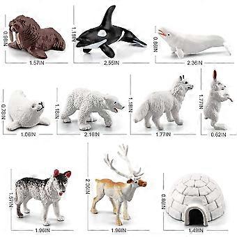 JOKFEICE Figura Animale Realistica Terranova / Renna – Giocattolo Educativo Per Bambini 3+ Anni - 3