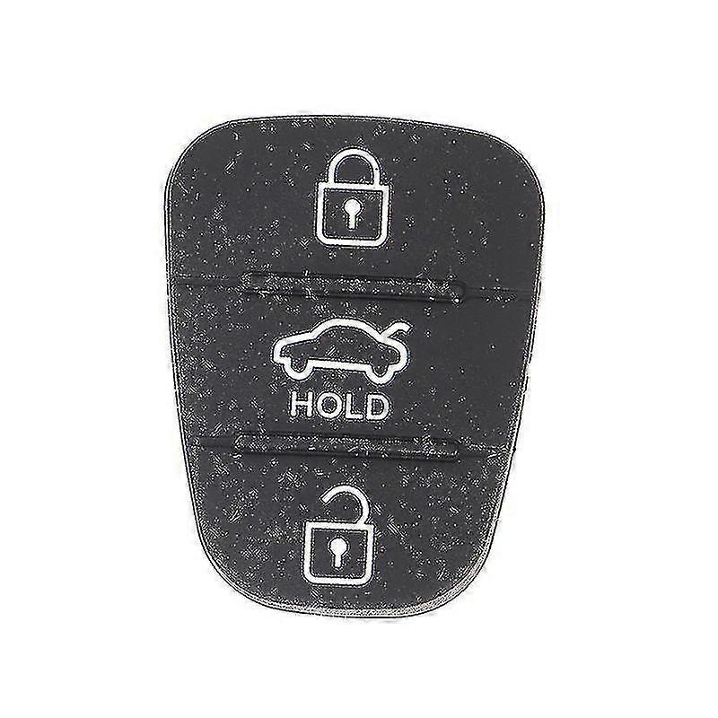 Silicone 3 Button Key Pad Shell Replacement Key For Hyundai Kia Auto Keys Partd