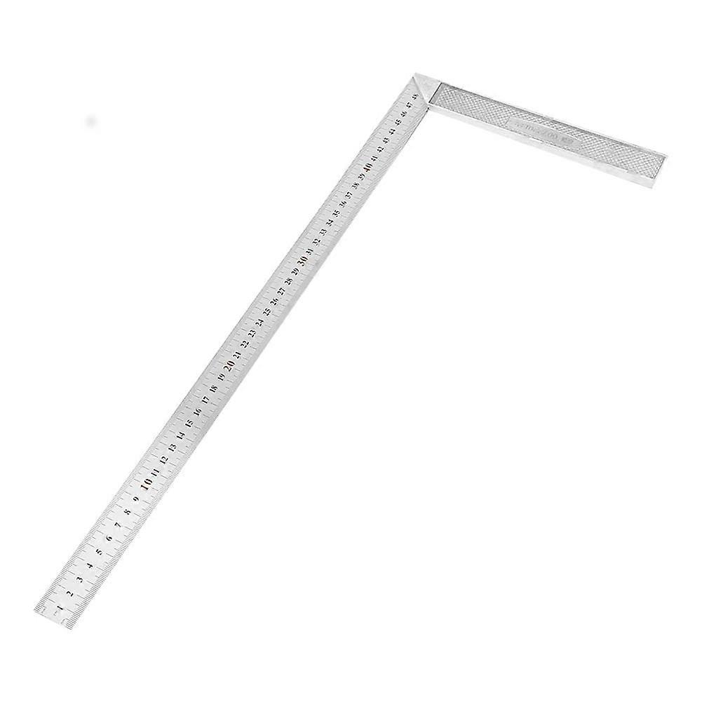 50cm Aluminum Alloy Right Angle Ruler with Clear Scale for Woodworking