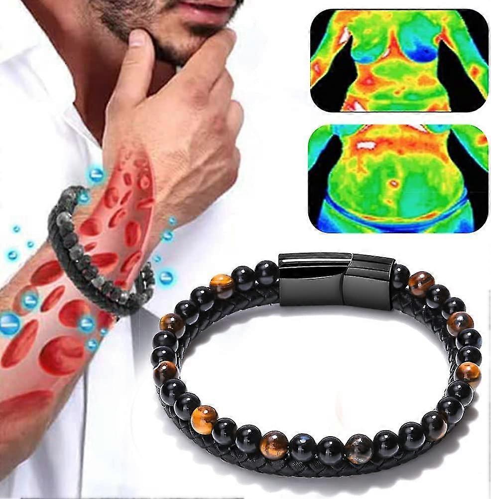 Humanic+ Pro Maxhematie perlearmbånd - Titaniumion terapi Bangle