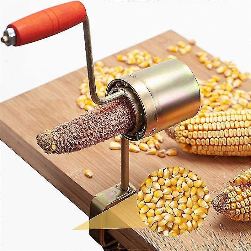 1pc Practical Iron Household Small Hand Corn Sheller Hand Corn Thresher Manual Corn Sheller Hand-operated Corn Thresher