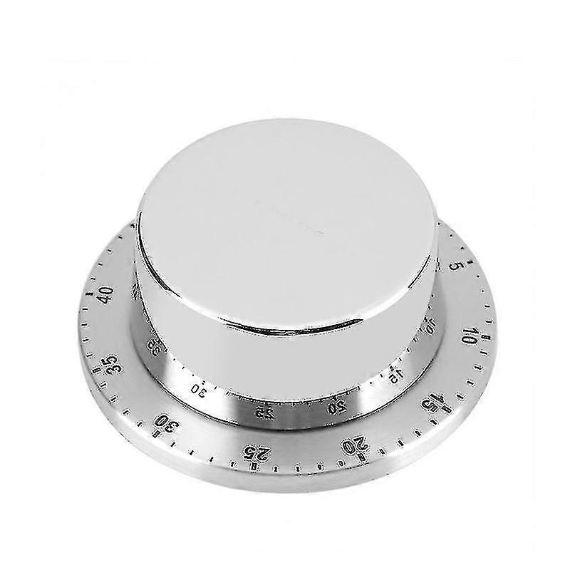 Kitchen Timer Cooking Timer Clock With Alarm Magnetic Backing Stand Stainless Steel Body Mechanical Countdown Timer