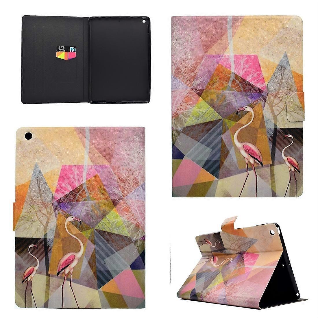 TPU Horizontal Flip Leather Case with Holder & Card Slot & Sleep / Wake-up Function For iPad 9.7 (2017)