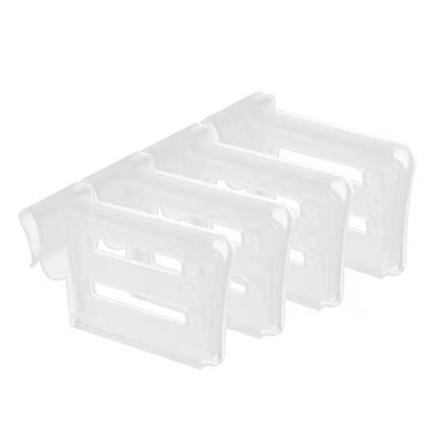 4Pcs/Set Partition Board Food Grade Multiple-use PP Space Saving Retractable Refrigerator Separator-ZZY