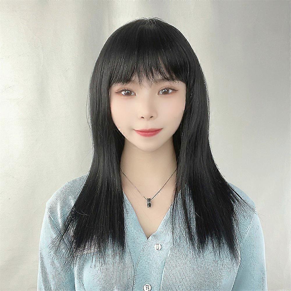 偽の髪のかつら自然なまっすぐな合成と髪のバンの髪の取り替え