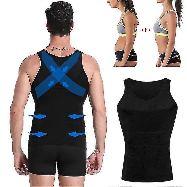 Férfi karcsúsító testformáló mellény ing