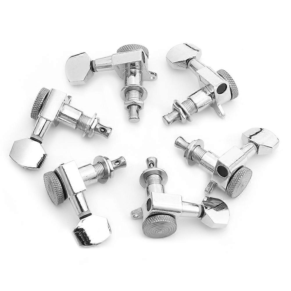 6pcs 6R Electic Guitar Tuning Pegs String Tuning Pegs Locking Tuner Heads Button