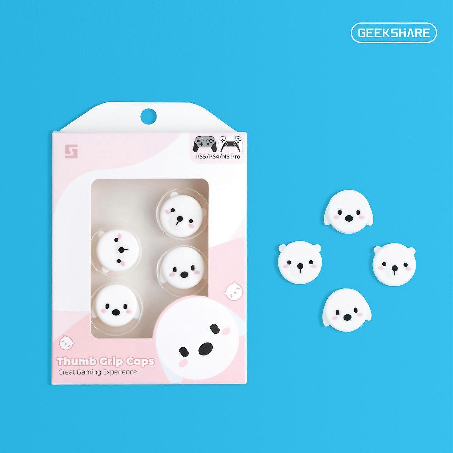 Animals Silicone Thumb Stick Grip Cap Joystick Cover For Sony PS5 PS4 PS3 Xbox One/360 Slim Series X/S Switch Pro Protector Case