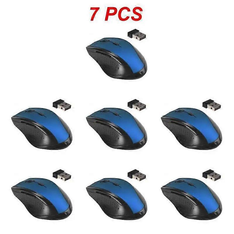 1~7PCS Wireless Mouse 2000DPI Mause 2.4GHz Optical USB Silent Mouse Desktop Ergonomic Mice Wireless For Laptop PC Computer Mouse Mice & Trackballs