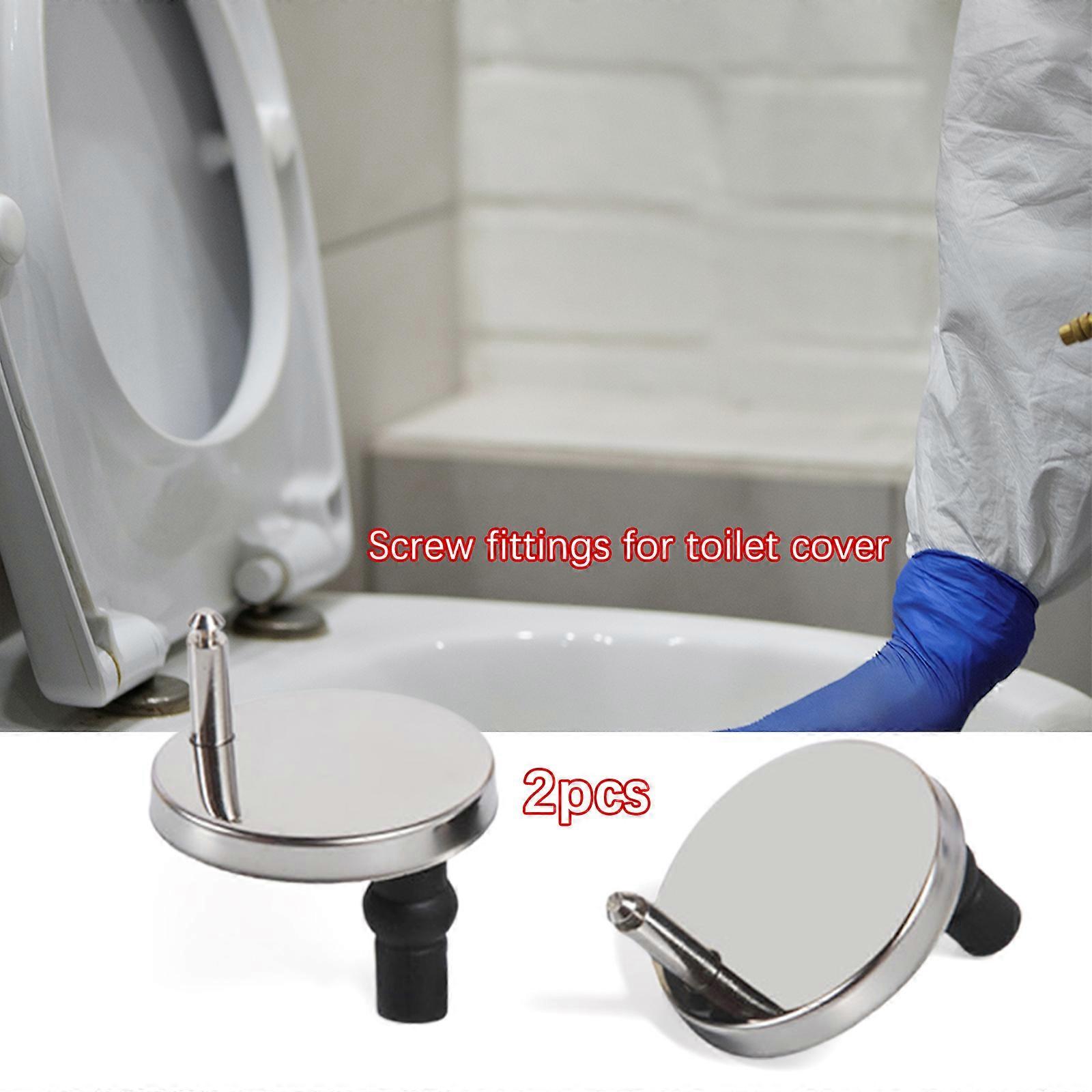 2PCS Quick Hinges Release Top Fix Toilet Seat Quality WC Fittings Repair Tool