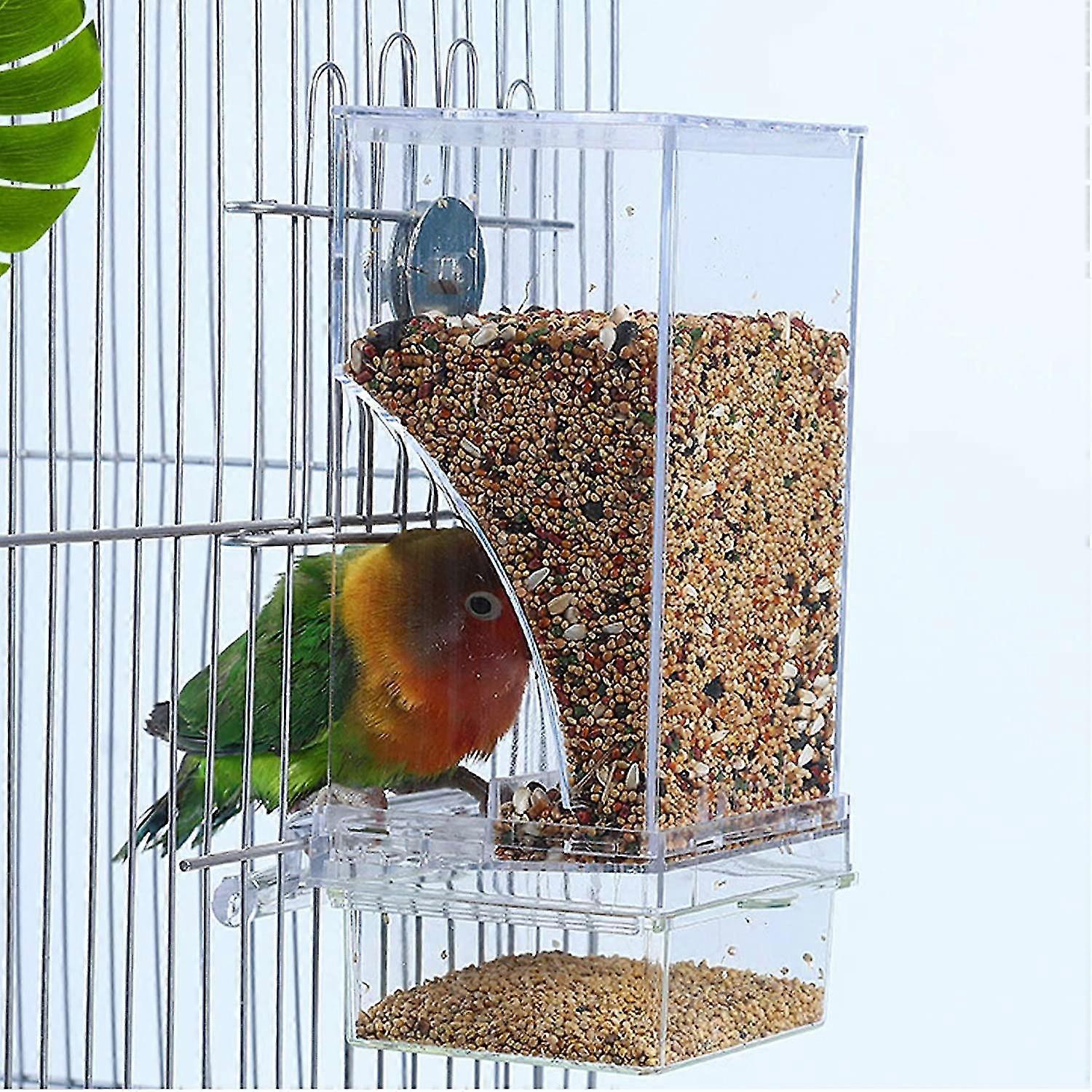 Bird Cage Feeder Automatic Parrot   Feeder