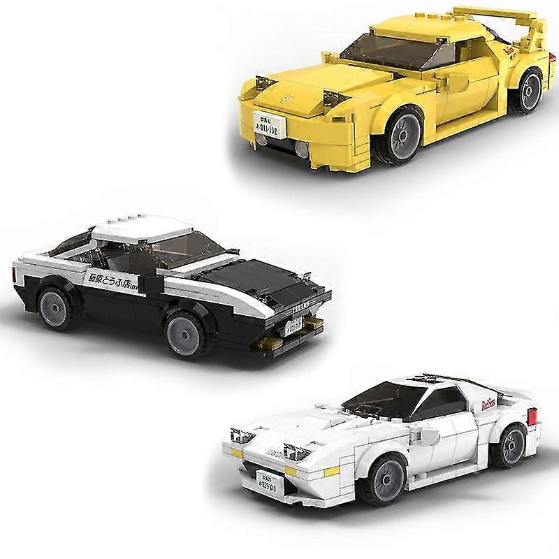 1:24 Scale Technics D Ae86 Rx7 Fc3s Building Block Fd3s Vehicel Bricks Toys For