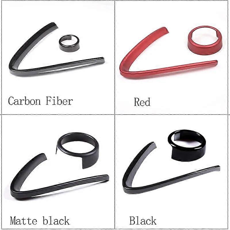 DIYUCAR Karbonfaser Lenkrad-Dekoration Für Alfa Romeo Giulia & Stelvio 2017-2019