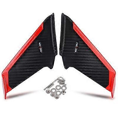 Winglet Aerodynamic Side Wind Fin Spoiler for Ducati 899 959 1199 1299 848 1098 Panigale V2V4 Front Fairing Protector Wing CoverMotorcycle Neck Braces