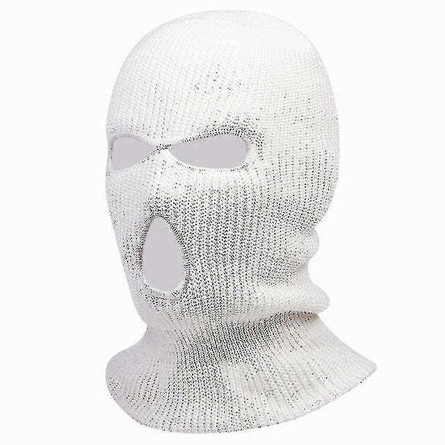 3 găuri de iarnă cald Unisex Balaclava Masca pălărie completa masca de fata negru tricotate de schi Snowboard Hat Cap Hip Hop multiple culoare Beanie