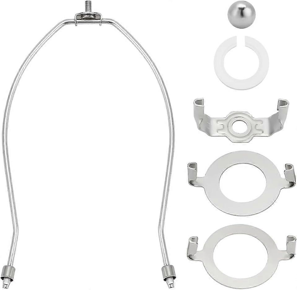 Lamp Shade Harp Holder with Light Base Detachable Lamp Harp Kit for DIY Replacement Lighting Accessories for Table Lamps Floor Lamps DIY