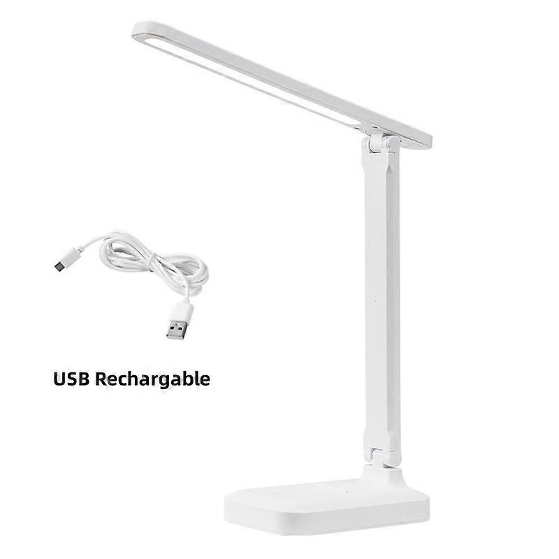 Foldable Touch LED Lamp with Dimmable, USB Rechargeable, Ideal for Oral Table and, Reading, Eye Protection, 3 Documents
