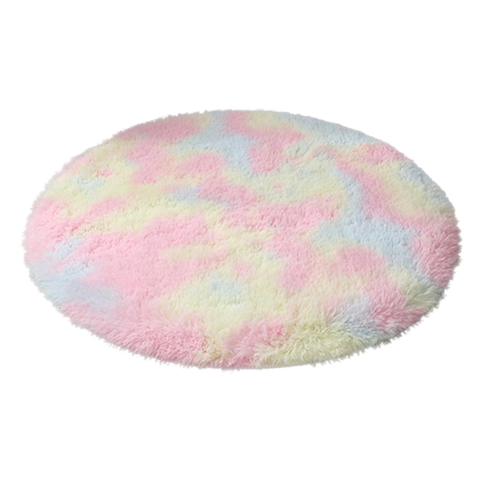 女の子の寝室のための大きな販売ラウンドラグ、子供部屋のためのふわふわサークルラグ、ティーンのための毛皮のようなカーペット、保育室のための毛むくじゃらの円形ラグ、Dのためのファジーぬいぐるみラグ
