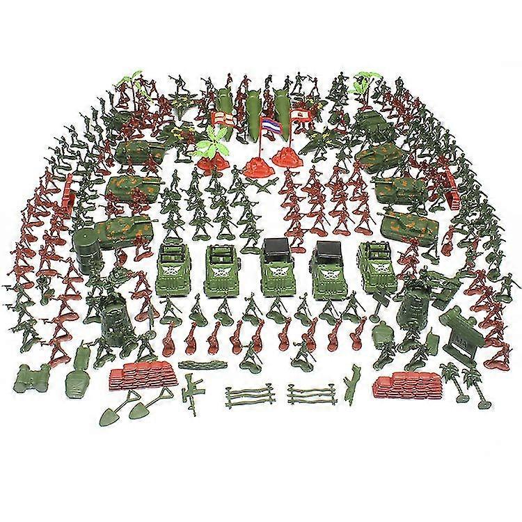 307 pcs/ set of military model sets toy soldiers army men 5 cm L4N5 figure model