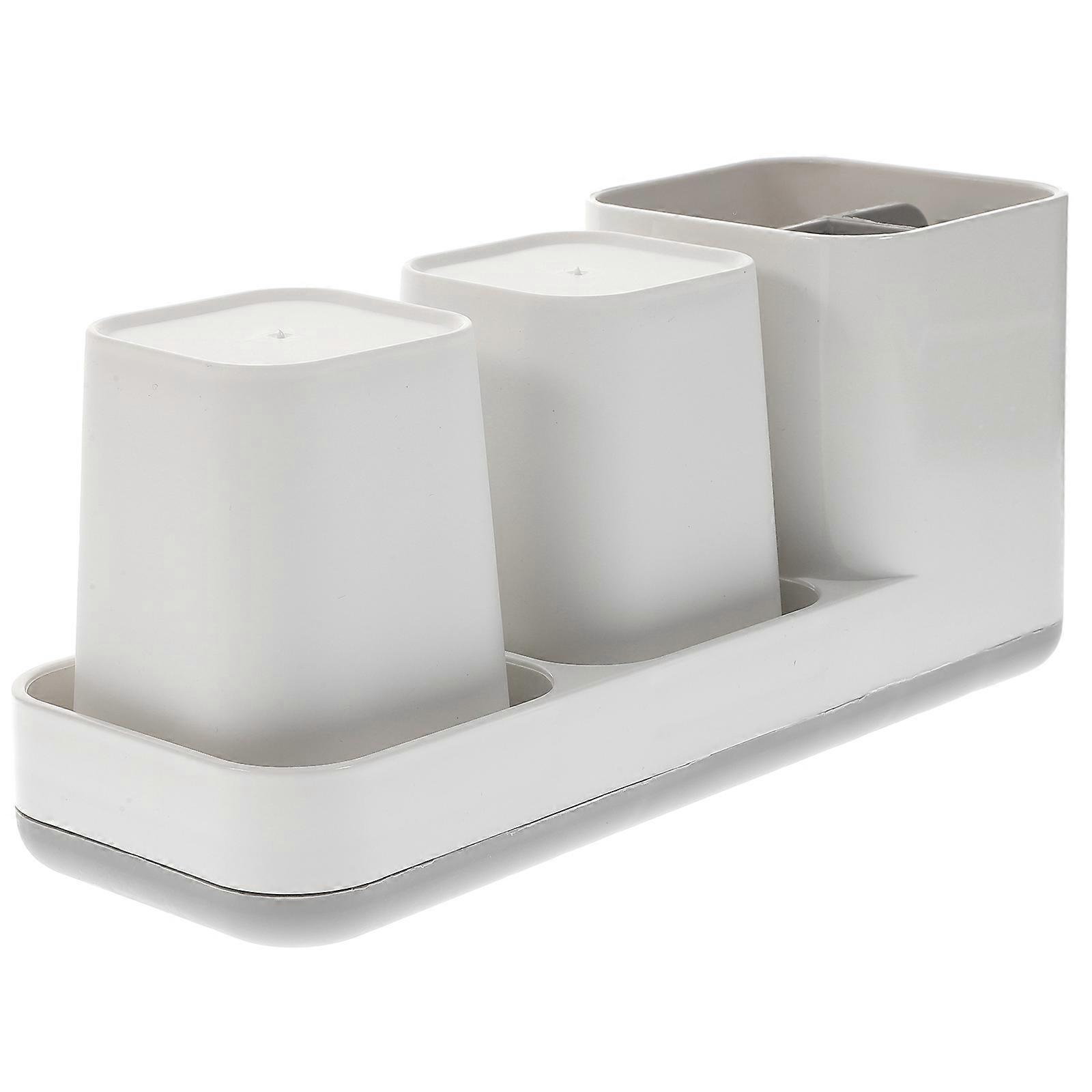 1Pc Creative Toothbrush Toothpaste Storage Rack Toothbrush Cup Holder for Home