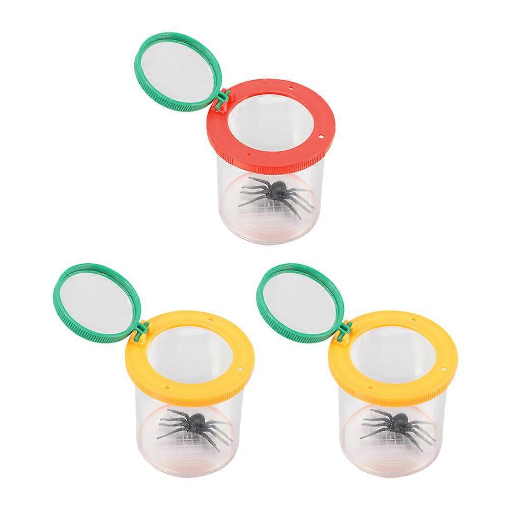 3 Pcs Terrarium Magnifying Viewer Magnifier Catcher Critter Collecting Box Critter Case