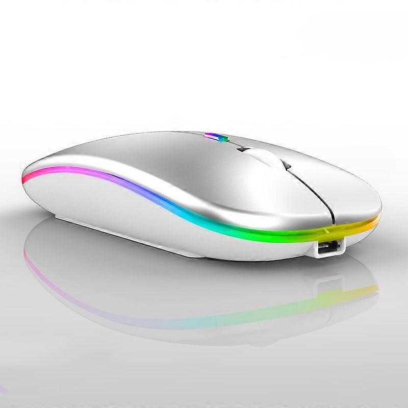 Bluetooth dual-mode wireless mouse charging mute computer laptop office game luminous wireless mouse
