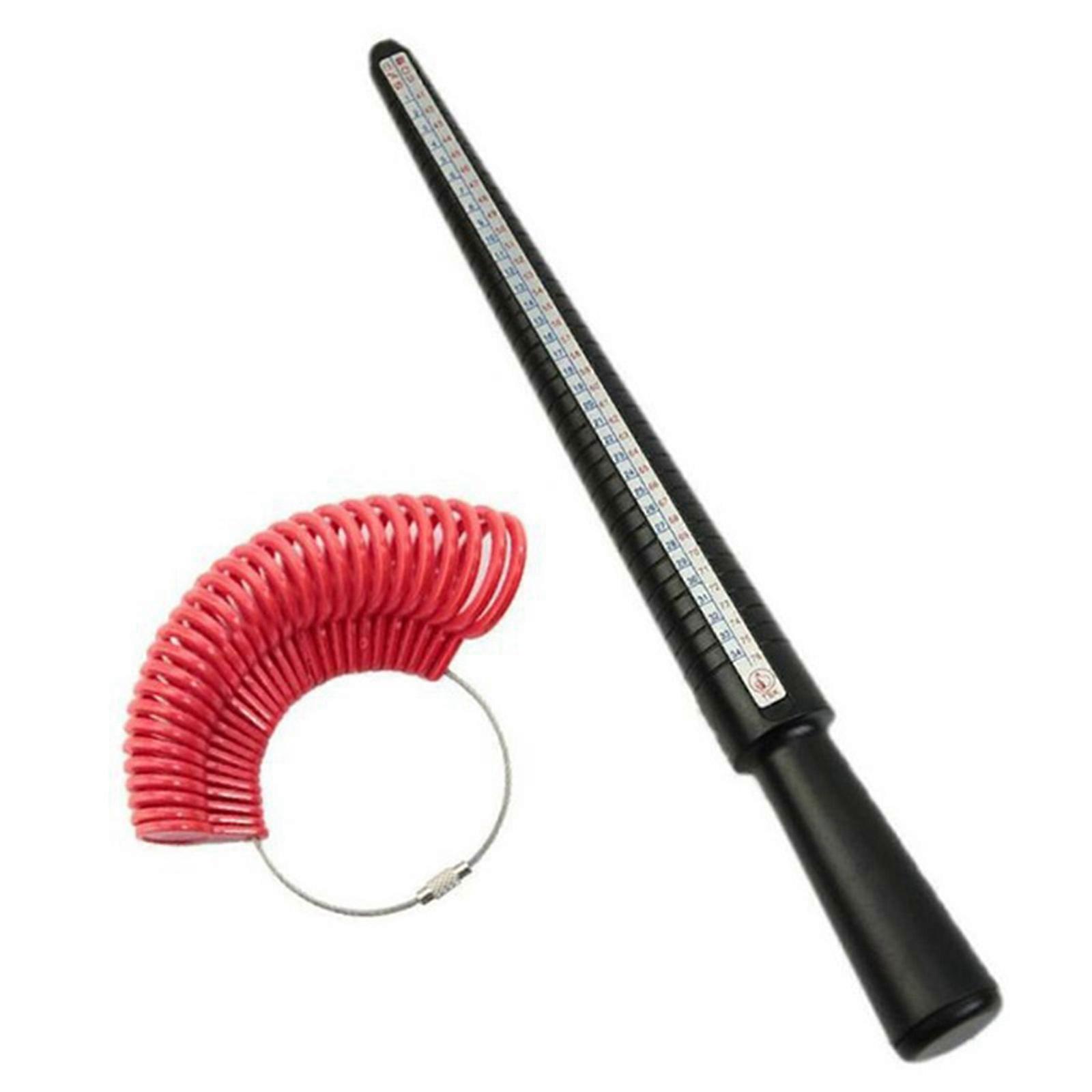 2023 New Ring Sizer Gauge Kit Plastic Multitool Sets Portable Purple DIY Measure Stick Harbor
