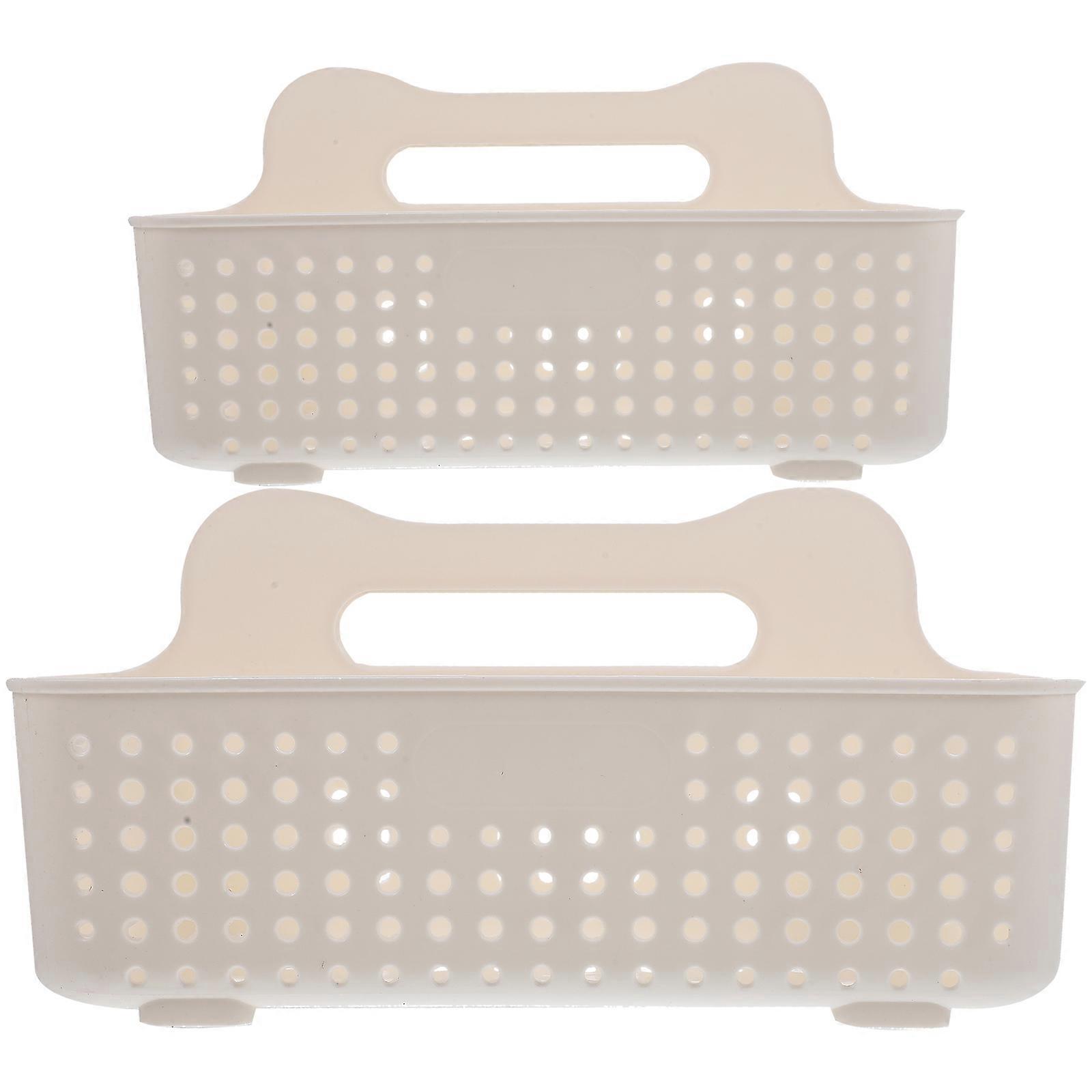 2pcs Shampoo Conditioner Storage Rack Kitchen Wall Storage Holder Bathroom Organizer