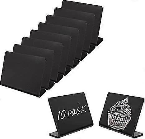 Mini Chalkboards Signs With Liquid Chalk Marker, Small Wooden Chalkboard Labels With Support Easels, Place Cards