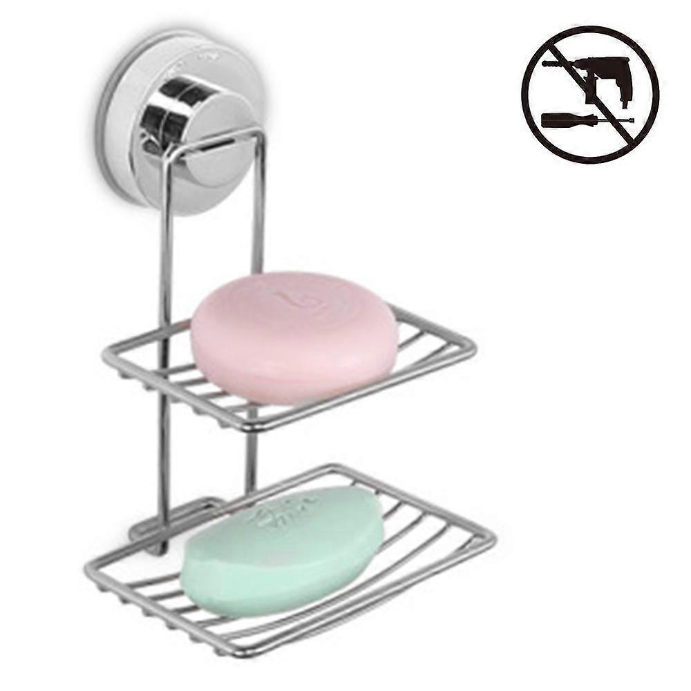 Double Floors Super Powerful Vacuum Suction   Soap Dish
