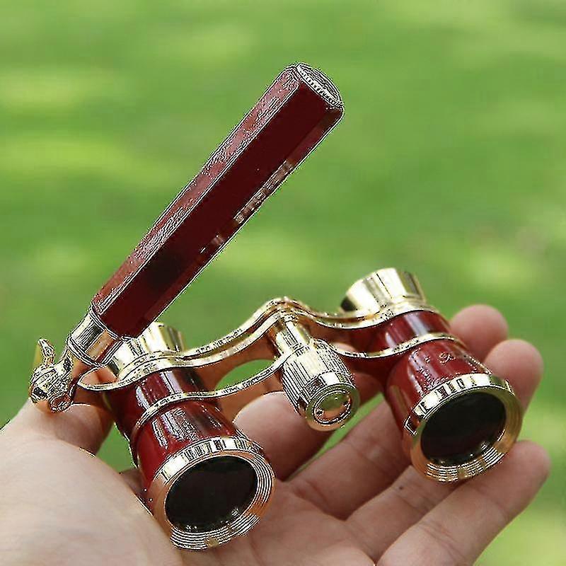 3x25 Óculos Telescópio Binocular Com Kit de Acessórios Mulheres Elega