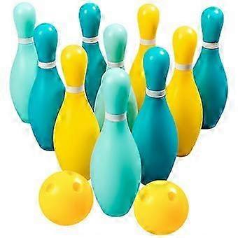 1 Set Bowling Balls Plaything Plastic Bowling Pin Interactive Plaything