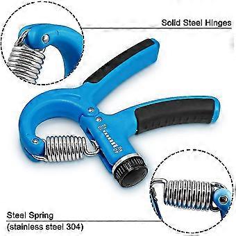 Hand Grip Strengthener, Hand Grip Trainer, Résistance réglable 22 à 88 Lb, Amélioration du poignet de l’avant-bras du doigt pour le culturiste