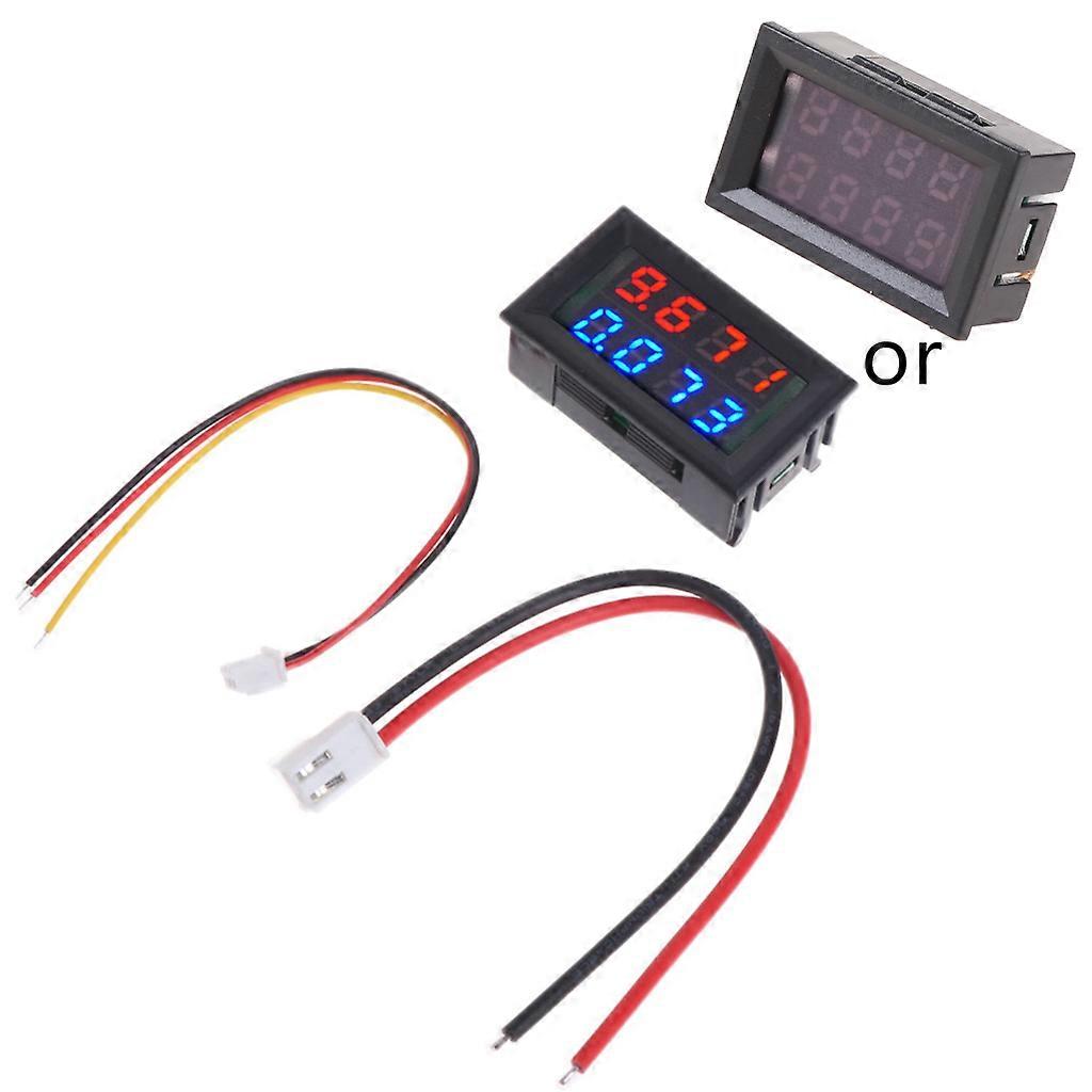 2-in-1 0.28''LED Digital Multimeter Display Voltage Current Tester for DC 0-100V