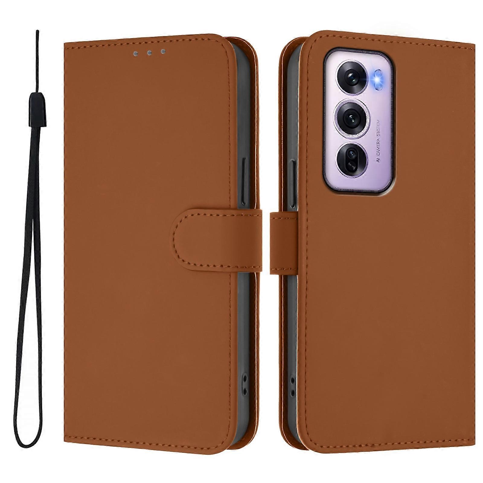 Lanyard PU Case For OPPO Reno12 Pro 5G Global