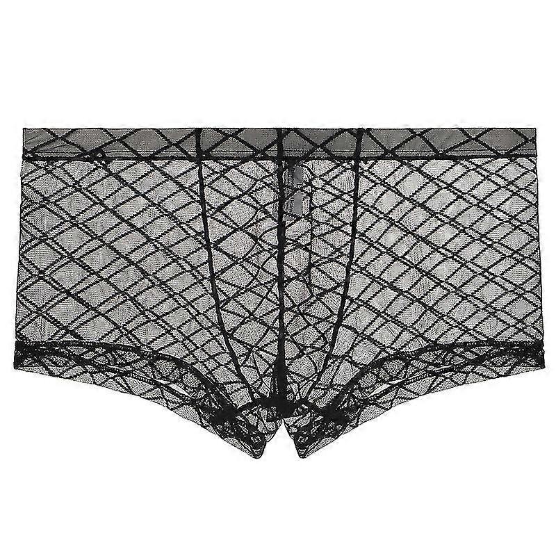 Men's Boxer Briefs Mid-Rise Stretch Mesh Boxer Briefs Underwear