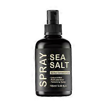 Spray de Sal Marinho à Base, Spray de Sal Marinho de Acabamento Natural para Cabelo, Volumiza & Texturiza, Spray de Estilo de Cabelo Leve & Não Gorduroso para Mulheres Homens 100ml