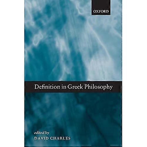 Definition in Greek Philosophy