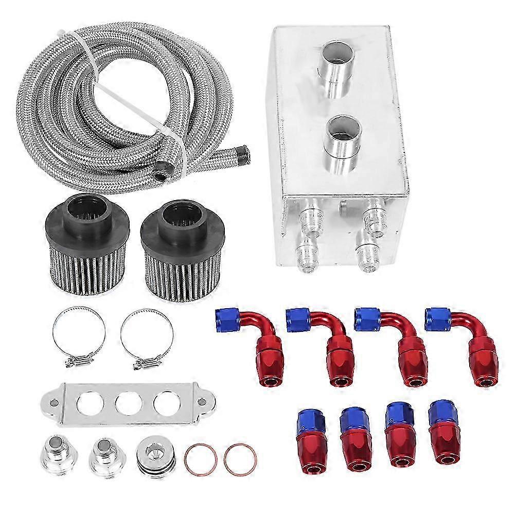 Black Turbocharger Exhaust Valve External Wastegate Kit 1.7in Universal Car Modified Accessory